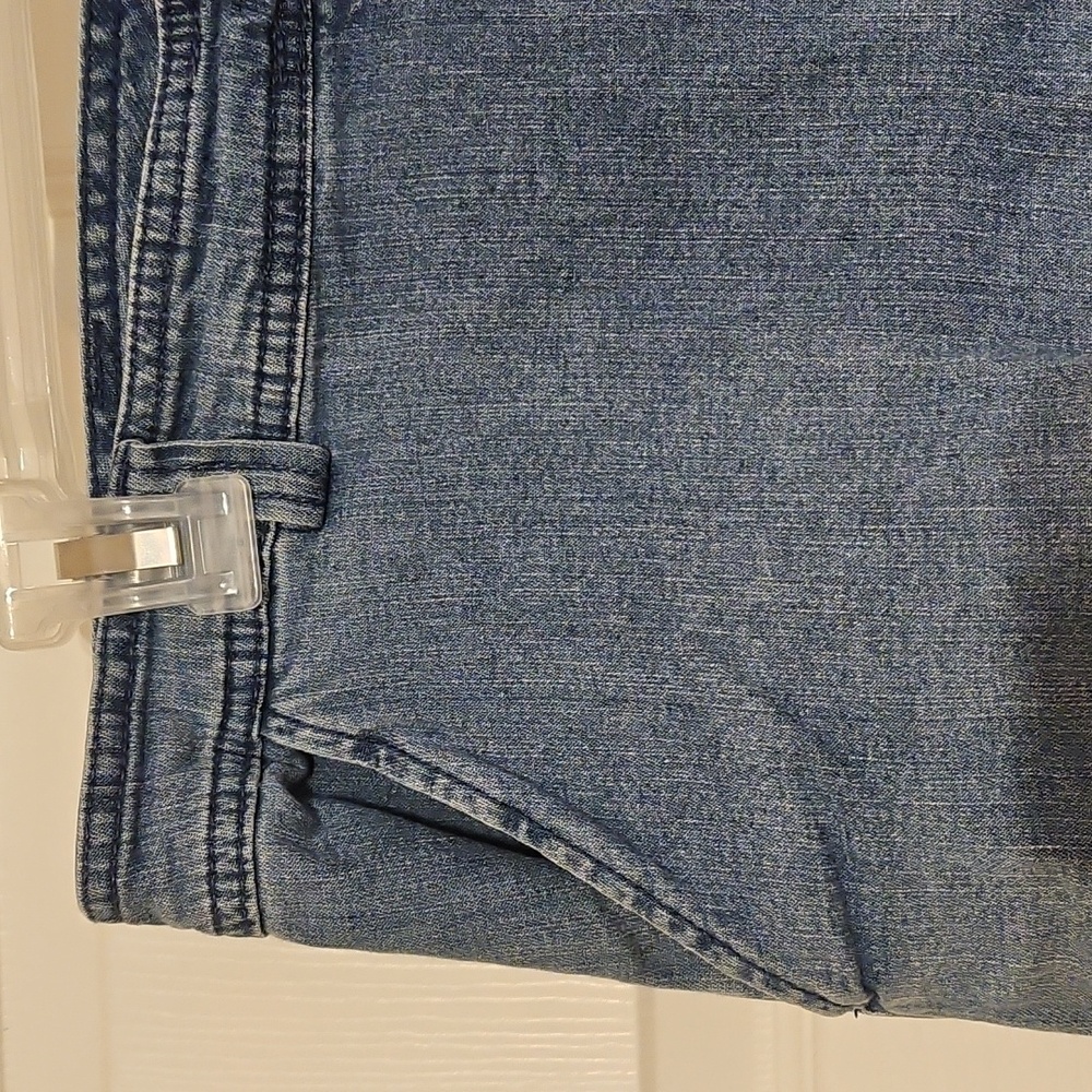 Vintage Light Blue Denimn Jean Shorts White Stag - Picture 2 of 10
